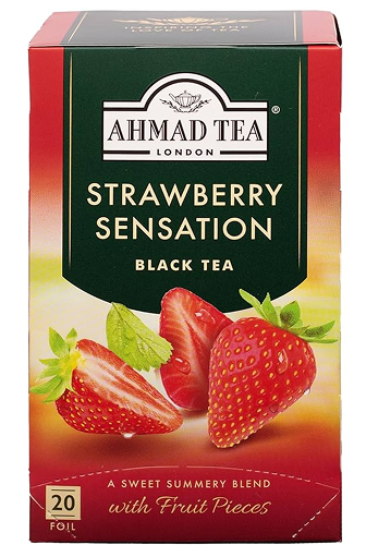 Ahmad Tea Strawberry Te i påse 